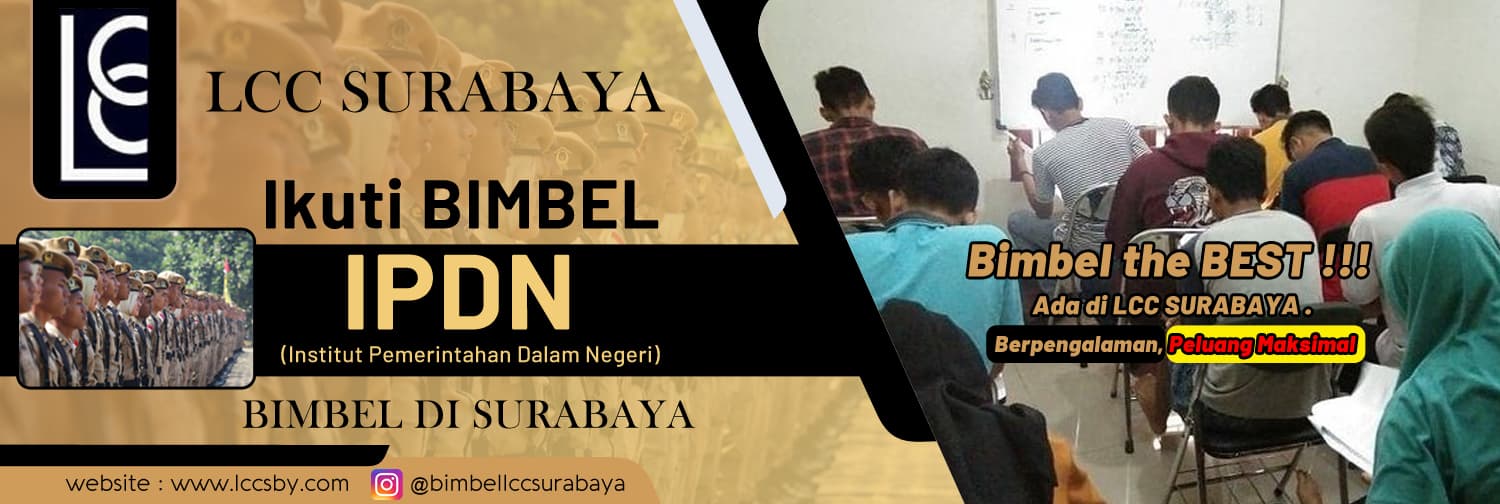 Banner program Bimbel IPDN Surabaya